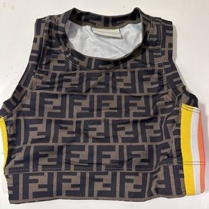 Authentic Fendi crop top size 6.